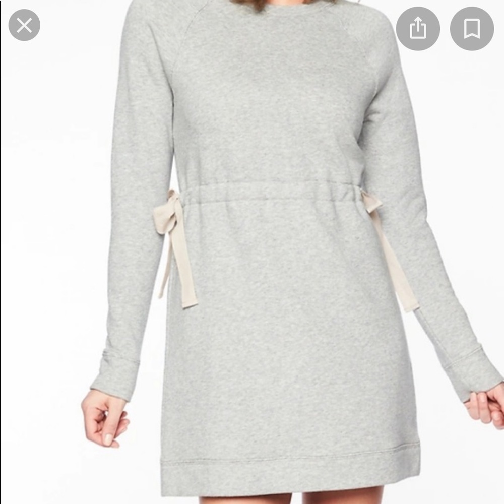Athleta cinched waist sweater dress